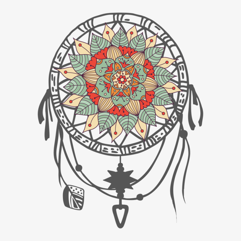 Dreamcatcher Mandala Ladies Fitted T-Shirt by Pompoyo | Artistshot