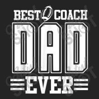 Mens Best Coach Dad Ever Football Fathers Day Funny High School 3/4 Sleeve Shirt | Artistshot