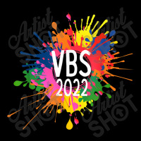 I Love Vbs 2022 Crew Vacation Bible School Paint Splatter Day Gifts Adjustable Cap | Artistshot