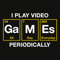 I Play Video Games Periodically Element Blocks Scorecard Crop Tee | Artistshot