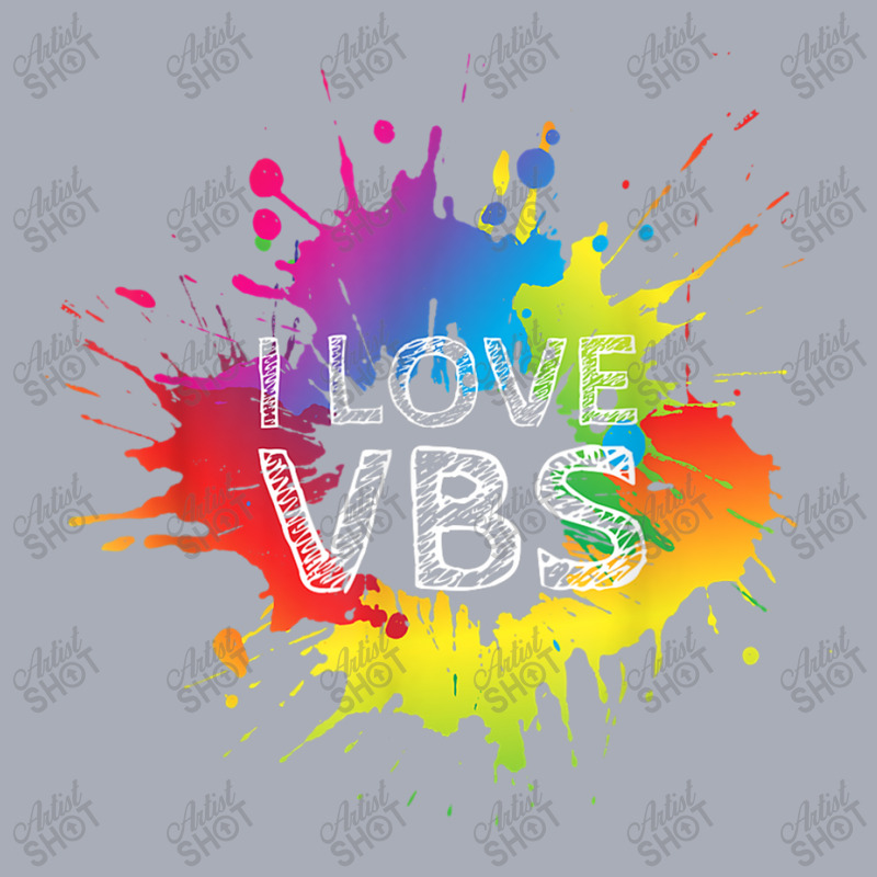 I Love Vbs Apparel Crew Vacation Bible School Paint Splatter Birthday Tank Dress by Aria-Proctor | Artistshot