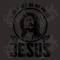 I Only Get On My Knees For Jesus Faith Christian Cartoon Character Racerback Tank | Artistshot