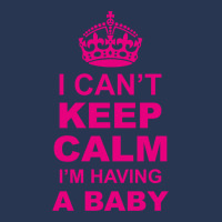 I Cant Keep Calm I Am Having A Baby Ladies Denim Jacket | Artistshot