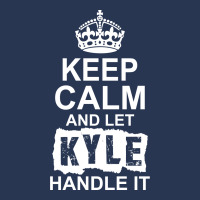 Keep Calm And Let Kyle Handle It Ladies Denim Jacket | Artistshot