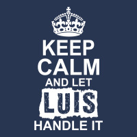 Keep Calm And Let Luis Handle It Ladies Denim Jacket | Artistshot