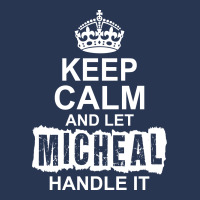 Keep Calm And Let Michael Handle It Ladies Denim Jacket | Artistshot