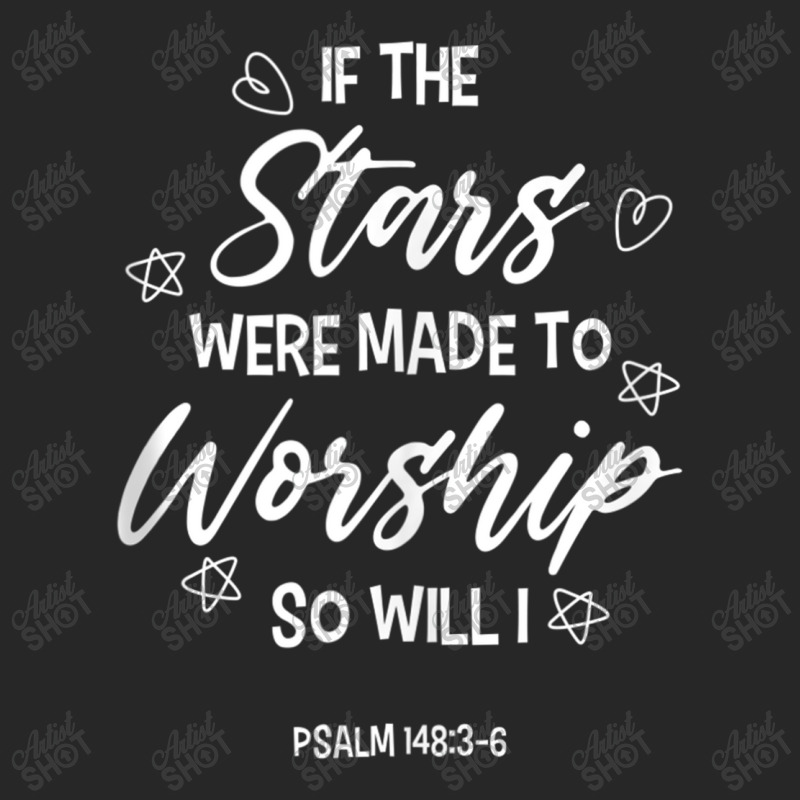 If The Stars Were Made To Worship So Will I Christian Faith Cartoon Ch Men's T-shirt Pajama Set | Artistshot