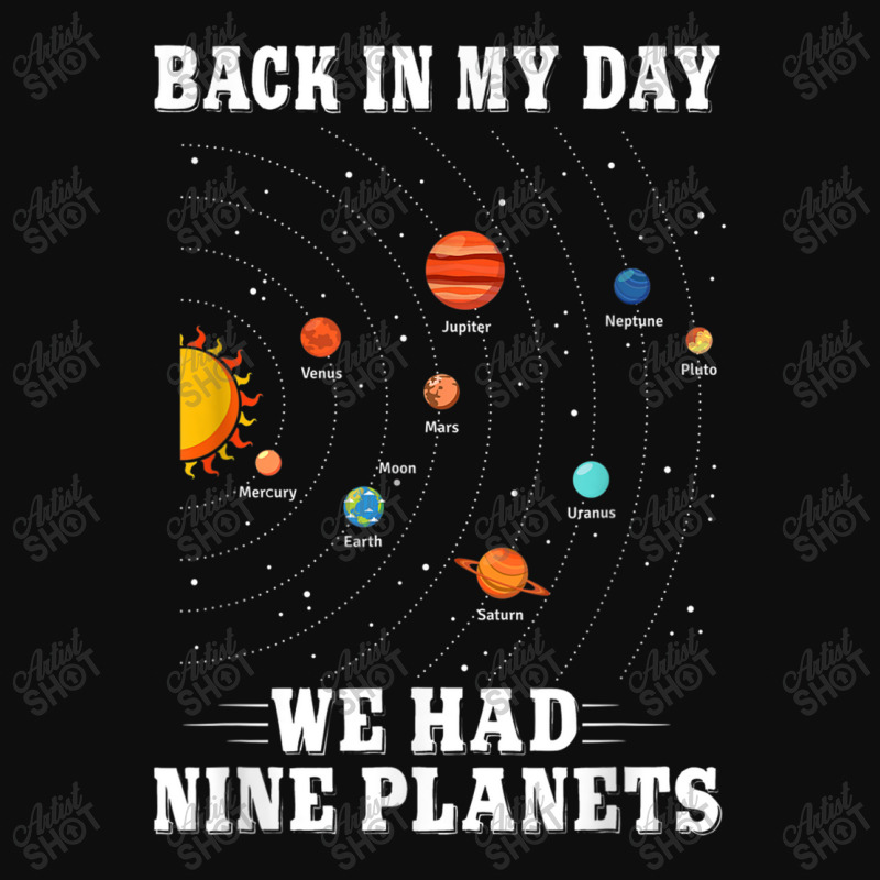 Pluto Planet  Back In My Day We Had Nine Planets Pluto Crop Top by Artist-Shannon | Artistshot