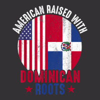 American Raised With Dominican Roots Dominican Republic Flag T Shirt Vintage Short | Artistshot