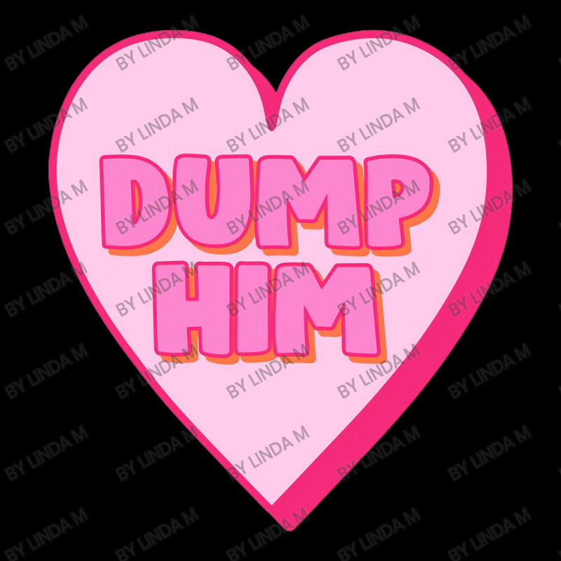 Dump Him Stickers V-neck Tee | Artistshot