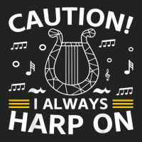 Musician Harpist Harp Player Caution! I Always Harp On T Shirt Backpack | Artistshot