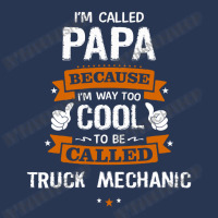 Papa Because To Be Called Truck Mechanic Men Denim Jacket | Artistshot