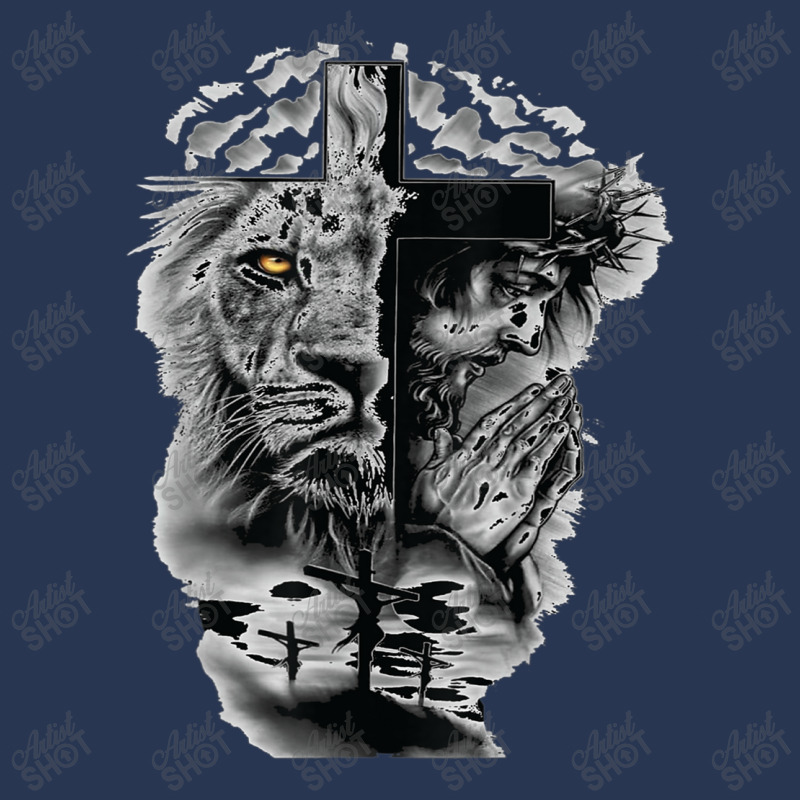 Jesus The Lion Of Judah Way Maker Miracle Worker Christian T Shirt Men Denim Jacket | Artistshot