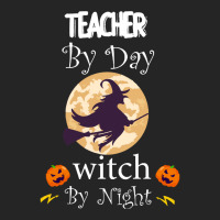 Halloween Teacher Gift T  Shirtteacher By Day Witch By Night, Teacher Unisex Hoodie | Artistshot