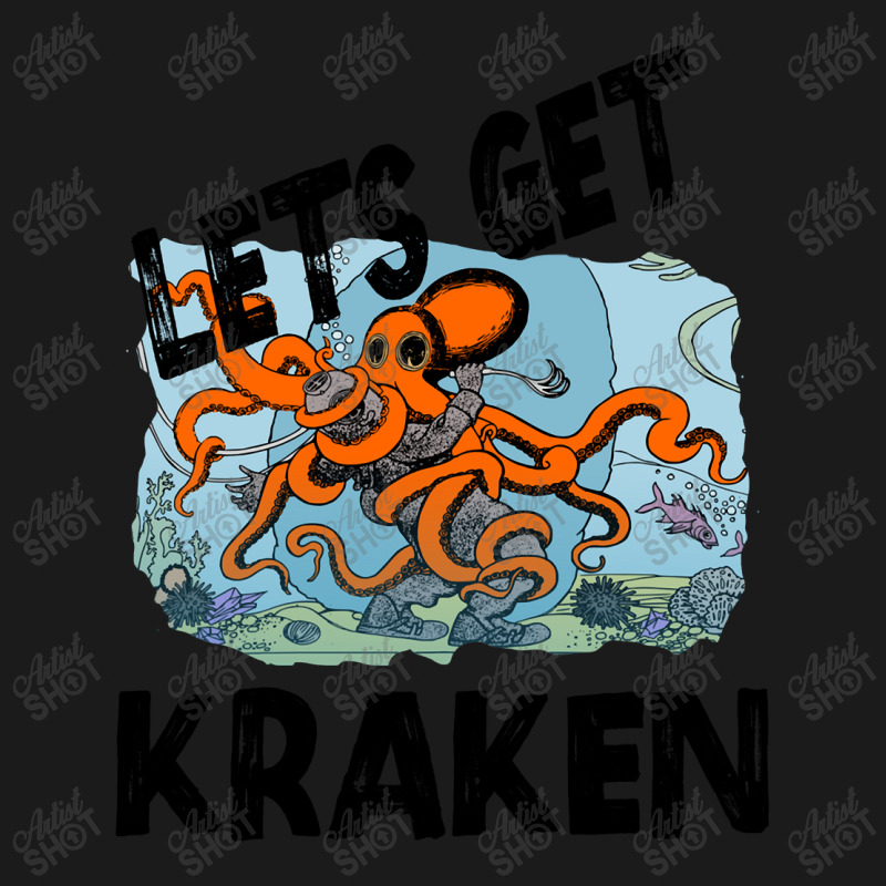 Art Character Lets Get Kraken Halloween Full-length Apron | Artistshot