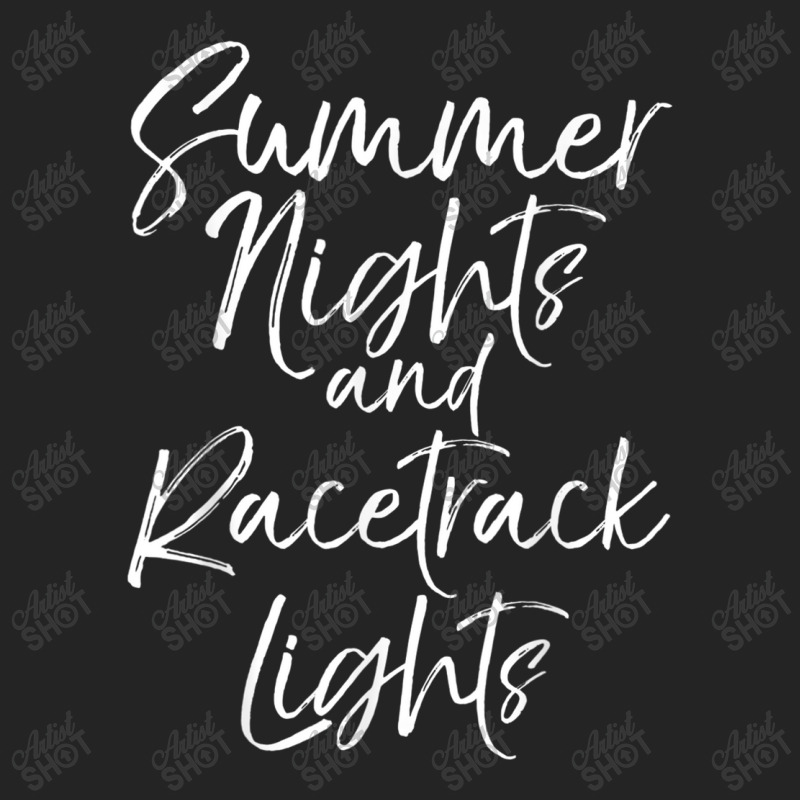 Summer Nights And Racetrack Lights  For Women Race Tee 3/4 Sleeve Shirt by Artist-Shannon | Artistshot