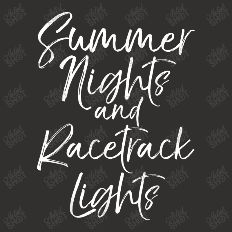 Summer Nights And Racetrack Lights  For Women Race Tee Champion Hoodie by Artist-Shannon | Artistshot