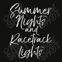 Summer Nights And Racetrack Lights  For Women Race Tee Scorecard Crop Tee | Artistshot