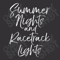 Summer Nights And Racetrack Lights  For Women Race Tee Vintage Hoodie And Short Set | Artistshot