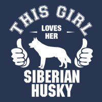 This Girl Loves Siberian Husky Men Denim Jacket | Artistshot