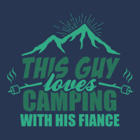 This Guy Loves Camping With His Fiance Men Denim Jacket | Artistshot