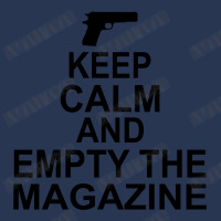 Keep Calm And Empty The Magazine Ladies Denim Jacket | Artistshot