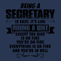 Being A Secretary Copy Men Denim Jacket | Artistshot