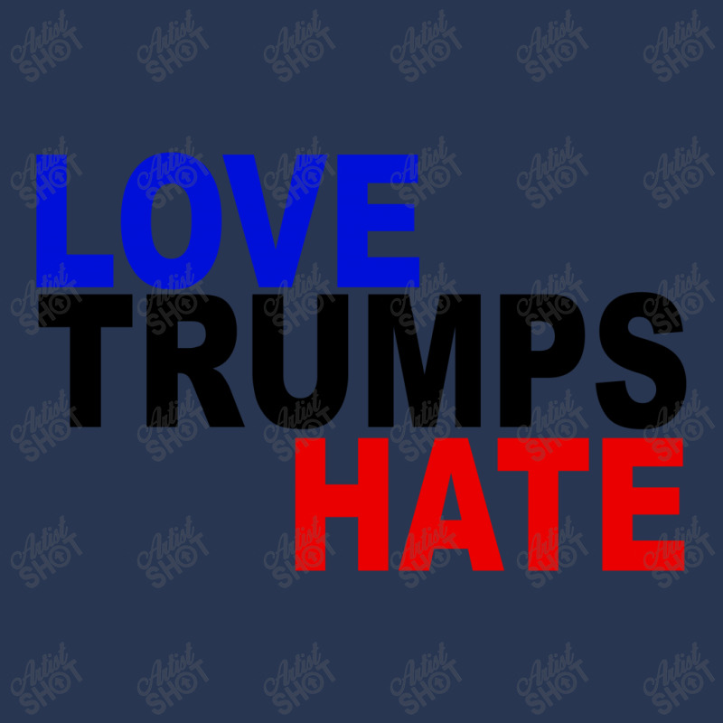 Love Trumps Hate Vote For Hillary Men Denim Jacket | Artistshot