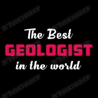 The Best Geologist In The World Cropped Hoodie | Artistshot