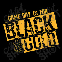 Womens Black Gold Game Day Group  For High School Football Vneck V-neck Tee | Artistshot