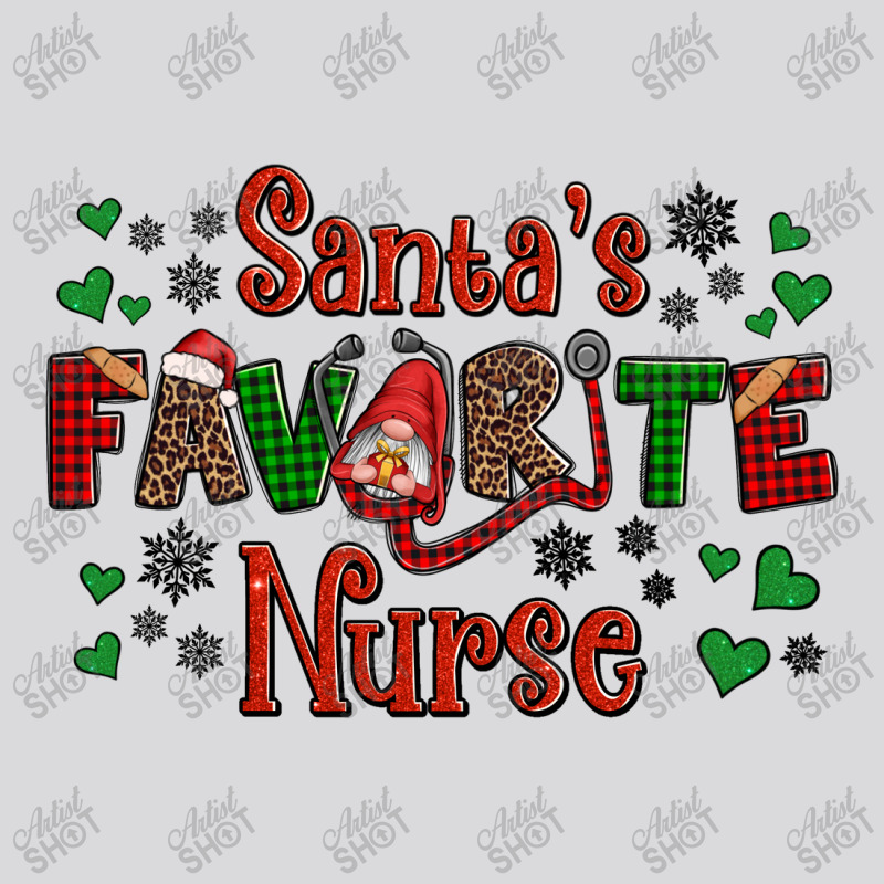 Santa's Favorite Nurse Christmas Women's Triblend Scoop T-shirt | Artistshot