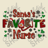 Santa's Favorite Nurse Christmas Cropped Hoodie | Artistshot