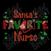 Santa's Favorite Nurse Christmas Cropped Sweater | Artistshot