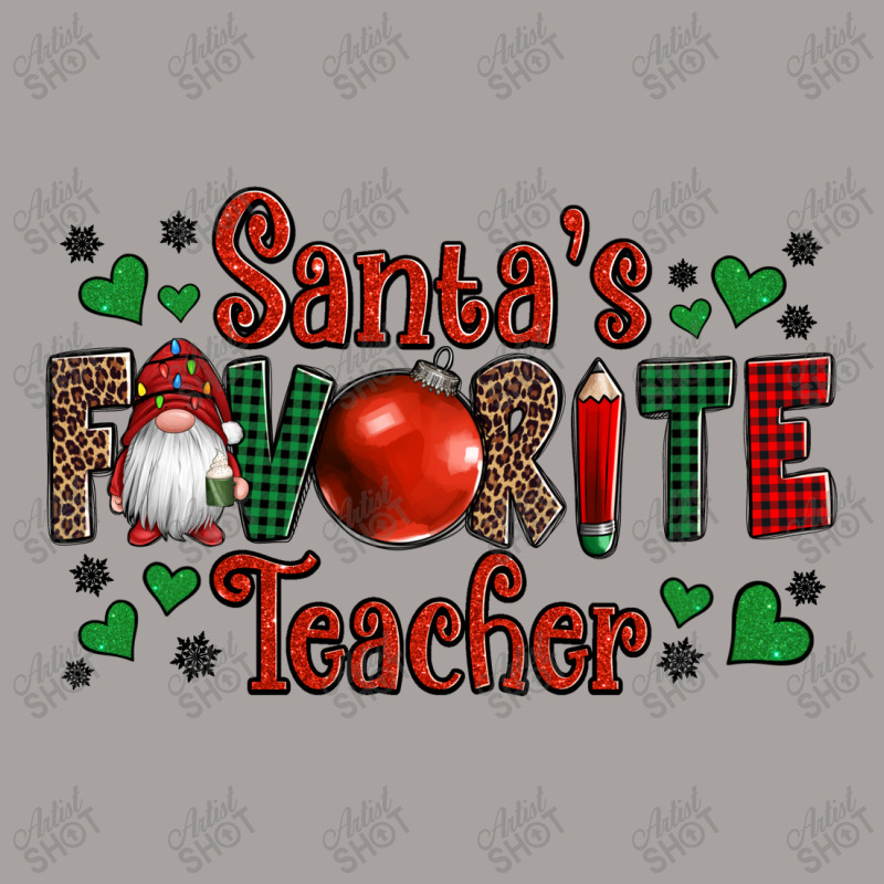 Santa's Favourite Teacher Christmas Gnome Racerback Tank | Artistshot