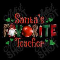 Santa's Favourite Teacher Christmas Gnome Cropped Sweater | Artistshot