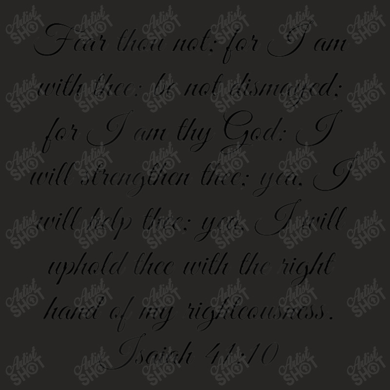 Isaiah 4110 Bible Verse Christian Graphic Music Ladies Fitted T-Shirt by Aria-Proctor | Artistshot