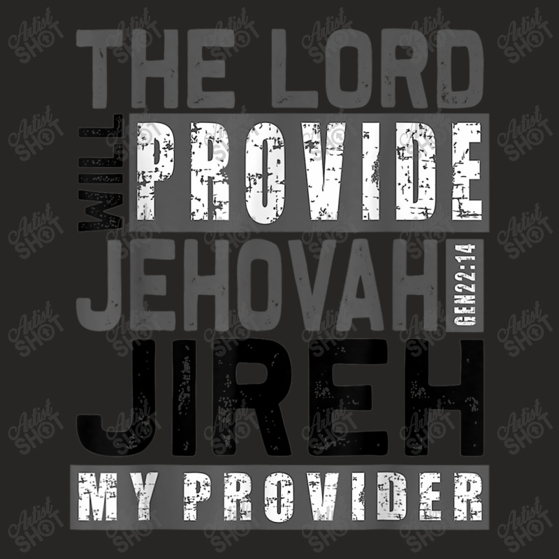 Jehovah Jireh My Provider Jehovah Jireh Provides Christian Vintage Ret Ladies Fitted T-Shirt by Aria-Proctor | Artistshot