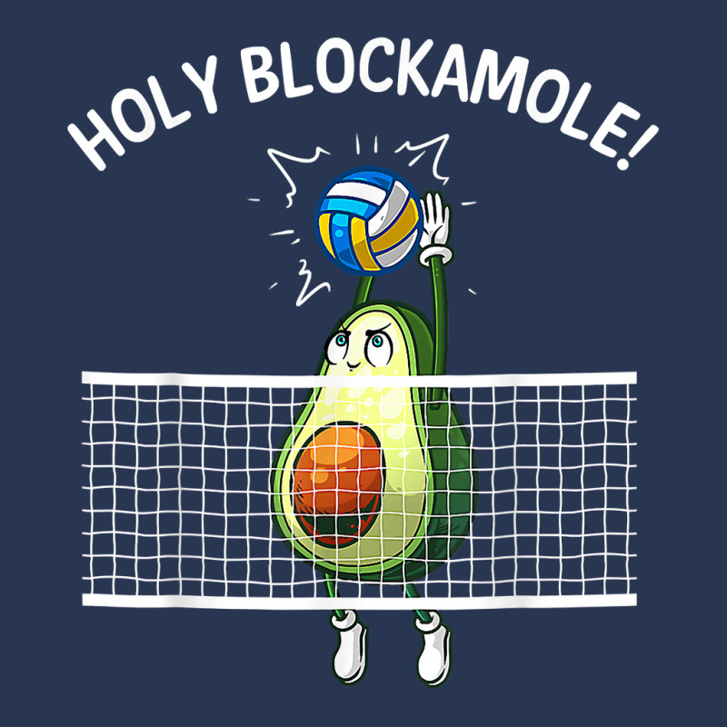 Funny Volleyball For Men Women Holy Guacamole Player Blocker T Shirt Ladies Denim Jacket by moneyydopoienlc | Artistshot