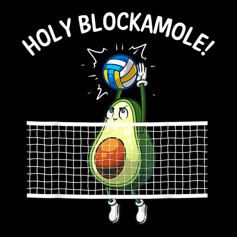 Funny Volleyball For Men Women Holy Guacamole Player Blocker T Shirt Women's V-Neck T-Shirt by moneyydopoienlc | Artistshot