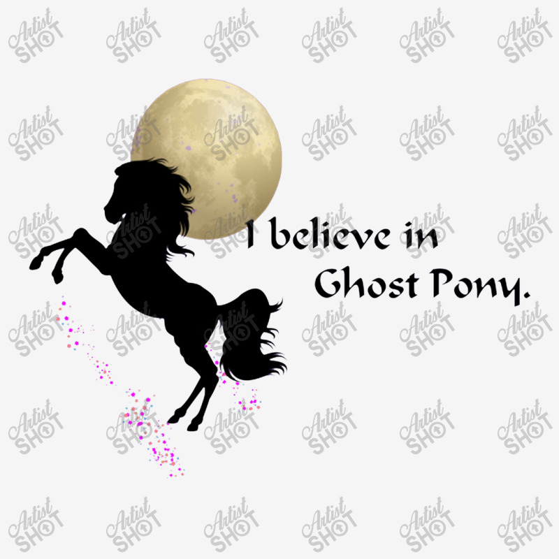 I Believe In Ghost Pony Adjustable Cap | Artistshot