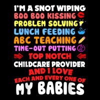 Top Notch Daycare Teacher I Love Each Every One Of My Babies Baby Tee | Artistshot