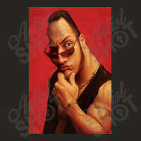 Dwayne Johnson Gift Idea Ladies Fitted T-shirt | Artistshot