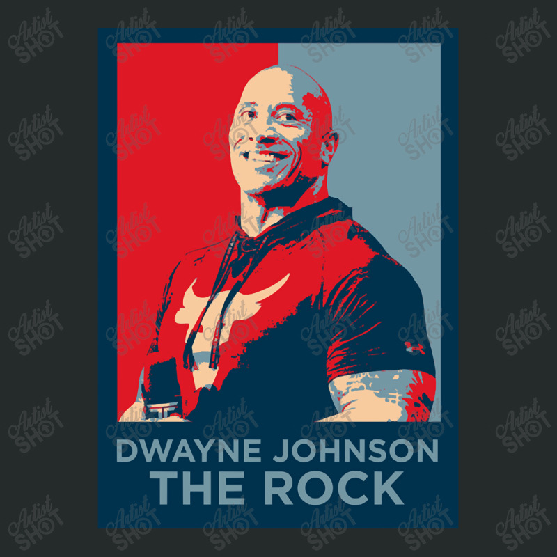 Dwayne Men Johnson Vintage Women's Triblend Scoop T-shirt by Artists-Zoe | Artistshot