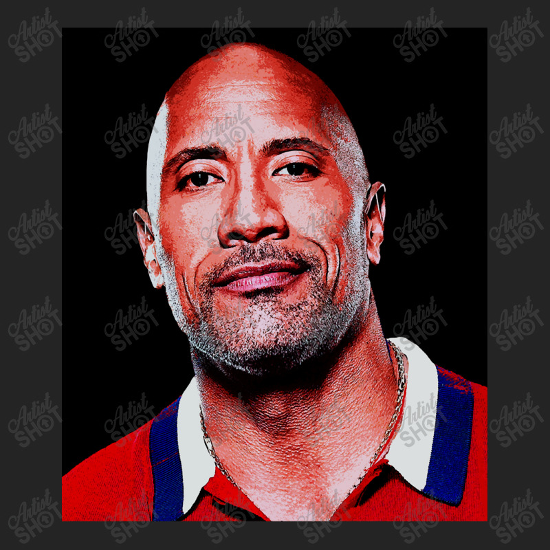 Dwayne Picture Johnson Art 3/4 Sleeve Shirt by Artists-Zoe | Artistshot