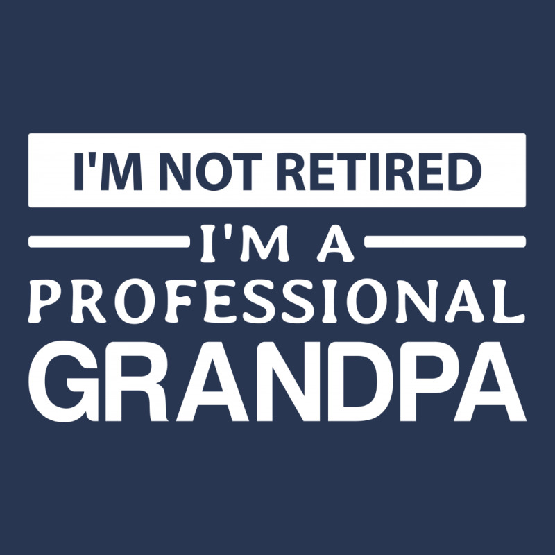 I'm Not Retired I'm A Professional Grandpa Men Denim Jacket | Artistshot