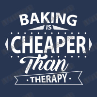 Baking Is Cheaper Than Therapy Men Denim Jacket | Artistshot