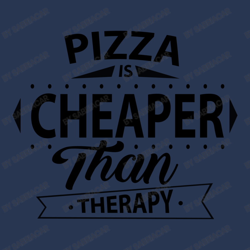 Pizza Is Cheaper Than Therapy Men Denim Jacket | Artistshot