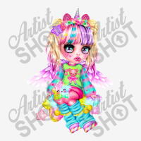 Magical Unicorns And Cute Girl In Anime Toddler Hoodie | Artistshot