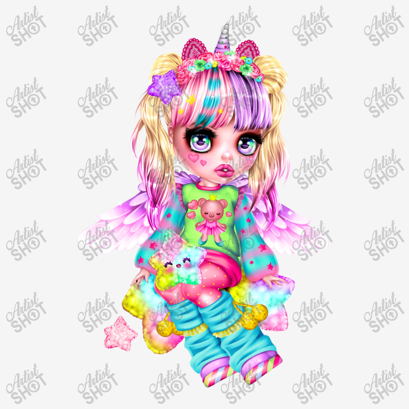 Magical Unicorns And Cute Girl In Anime Toddler Hoodie by Zero_art | Artistshot