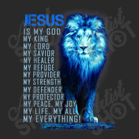 Jesus Is My God King My Lord My Savior Blue Lion Christian Graphic Printed Hat | Artistshot